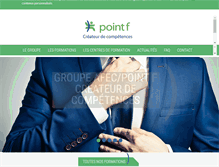 Tablet Screenshot of pointf.fr
